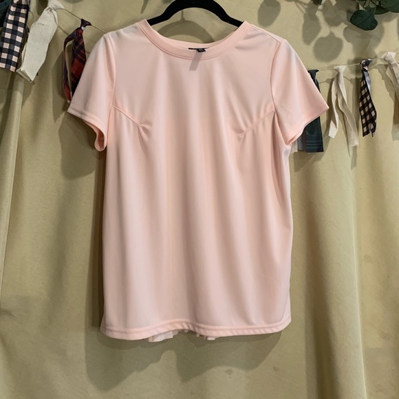 Jones New York | Pretty pink shirt with pleated back | Sz S - Picture 5 of 8
